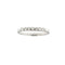 Bague 55 Salvini - Bague rivière en or blanc 18 kt et diamants 0,35 ct 58 Facettes 10727