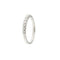 Bague 55 Salvini - Bague rivière en or blanc 18 kt et diamants 0,35 ct 58 Facettes 10727