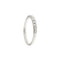 Bague 55 Salvini - Bague rivière en or blanc 18 kt et diamants 0,35 ct 58 Facettes 10727