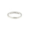 Bague 55 Salvini - Bague rivière en or blanc 18 kt et diamants 0,35 ct 58 Facettes 10727