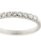 Bague 55 Salvini - Bague rivière en or blanc 18 kt et diamants 0,35 ct 58 Facettes 10727