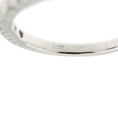 Bague 55 Salvini - Bague rivière en or blanc 18 kt et diamants 0,35 ct 58 Facettes 10727