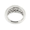 Bague 53 Bague jonc bombée en or blanc 18 ct sertie de diamants 58 Facettes 34509