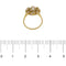 Bague Bague fleur - Diamants en or jaune 18 ct 58 Facettes 25381