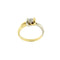 Bague 56 Salvini - Bague solitaire nœud en or jaune et blanc 18 ct et diamant 58 Facettes 36725