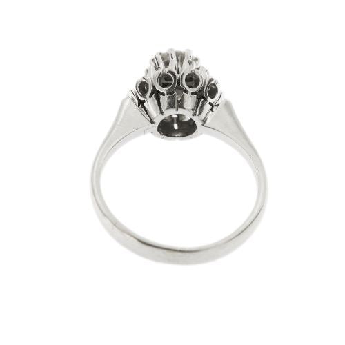 Bague Bague - Diamants 0,60 ct en or blanc 18 kt 58 Facettes 18364