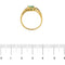 Bague Bague en or jaune 18 ct avec émeraude et diamants 58 Facettes 24033