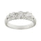 Bague 51 Bague trilogy - 3 diamants taille brillant en platine 950 58 Facettes 40622