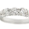 Bague 51 Bague trilogy - 3 diamants taille brillant en platine 950 58 Facettes 40622