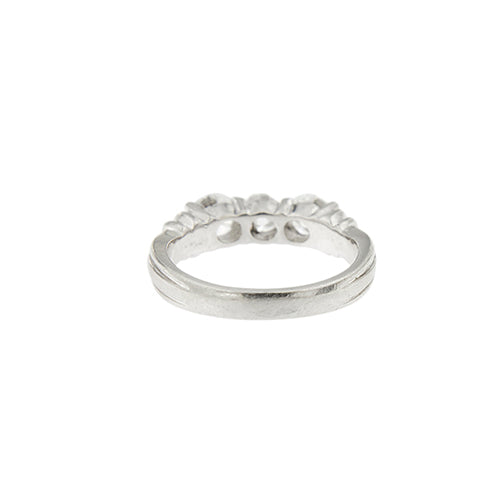 Bague 51 Bague trilogy - 3 diamants taille brillant en platine 950 58 Facettes 40622
