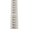 Bague 54 Bague en or blanc 18 ct avec topaze et diamants 58 Facettes 32814