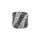 Bague 55 Bague bandeau - Diamants en or blanc 18 ct 58 Facettes 25639