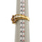 Bague 55 Bague fleur - Diamants et rubis en or jaune 18 ct 58 Facettes 28782