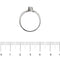 Bague Salvini - Bague solitaire en or blanc 18 ct avec diamant 0,10 ct 58 Facettes 29529