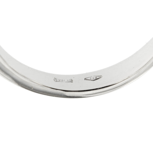 Bague Salvini - Bague solitaire en or blanc 18 ct avec diamant 0,10 ct 58 Facettes 29529