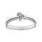 Bague Salvini - Bague solitaire en or blanc 18 ct avec diamant 0,10 ct 58 Facettes 29529