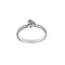 Bague Salvini - Bague solitaire en or blanc 18 ct avec diamant 0,10 ct 58 Facettes 29529