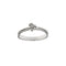Bague Salvini - Bague solitaire en or blanc 18 ct avec diamant 0,10 ct 58 Facettes 29529