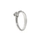 Bague Salvini - Bague solitaire en or blanc 18 ct avec diamant 0,10 ct 58 Facettes 29529
