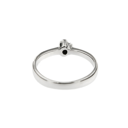 Bague Salvini - Bague solitaire en or blanc 18 ct avec diamant 0,10 ct 58 Facettes 29529