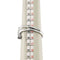 Bague 55 Bague contrariée - Or blanc 18 ct et diamants 58 Facettes 27557