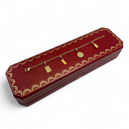 Bracelet Cartier - Bracelet charms en or jaune 58 Facettes