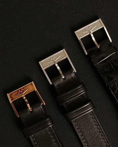 Montre Movado pour Bulgari Baignoire Allongée - Montre en or blanc 18K, cadran lapis-lazuli peint 58 Facettes Movado Bulgari lapis