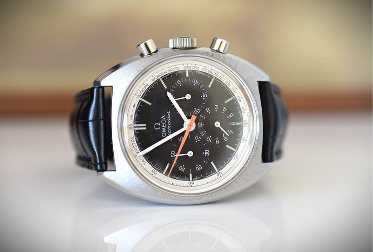Montre Omega Seamaster - Montre chronographe en acier, calibre 321 58 Facettes OM-750