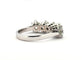 Bague 54 Demi-alliance américaine - Bague en or blanc 18 carats et diamants 58 Facettes 90868