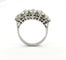 Bague 54 Demi-alliance américaine - Bague en or blanc 18 carats et diamants 58 Facettes 90868