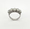Bague 54 Demi-alliance américaine - Bague en or blanc 18 carats et diamants 58 Facettes 90868