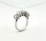 Bague 54 Demi-alliance américaine - Bague en or blanc 18 carats et diamants 58 Facettes 90868