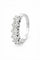 Bague 55 Demi-alliance - Bague en or blanc 18 carats et diamants 58 Facettes 90869