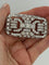 Broche Broche plaque en platine - Motif géométrique ajouré et diamants 5,00 ct 58 Facettes LOT 7510