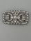 Broche Broche plaque en platine - Motif géométrique ajouré et diamants 5,00 ct 58 Facettes LOT 7510