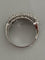 Bague 54 Bague en or gris 18k pavée de diamants 58 Facettes LOT 7424