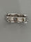 Bague 54 Bague en or gris 18k pavée de diamants 58 Facettes LOT 7424
