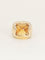 Bague 52 BVLGARI Bague pyramide or jaune citrine pain de sucre 58 Facettes 1266.7