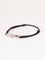 Bracelet DINH VAN Bracelet Menottes R12 or blanc cordon noir 58 Facettes 1215.8