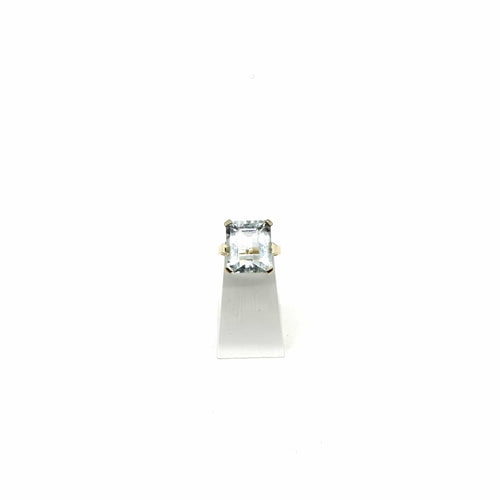 Bague 52 Bague en or jaune 750 millièmes avec aigue-marine 7,47 ct 58 Facettes Z15B51818