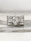 Bague 57 Bague tank Art déco en platine et diamants 3,16 ct 58 Facettes 245
