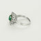Bague 60 Bague en or blanc, platine, émeraude et diamants 58 Facettes 58FC45