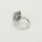 Bague 60 Bague en or blanc, platine, émeraude et diamants 58 Facettes 58FC45