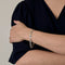Bracelet Bracelet en or deux tons et saphirs 58 Facettes B250620