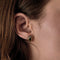 Boucles d'oreilles Boucles d'oreilles en or jaune et or blanc, diamants, saphirs 58 Facettes B260078