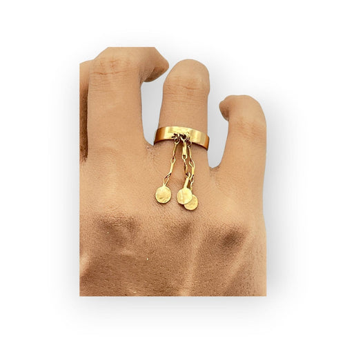Bague 54 Bague pampilles en or jaune 750 58 Facettes 149067941