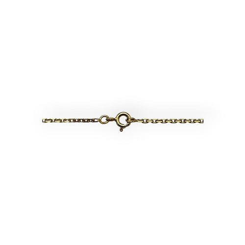 Collier Chaîne maille forçat en or jaune 750, 50 cm 58 Facettes 149067952
