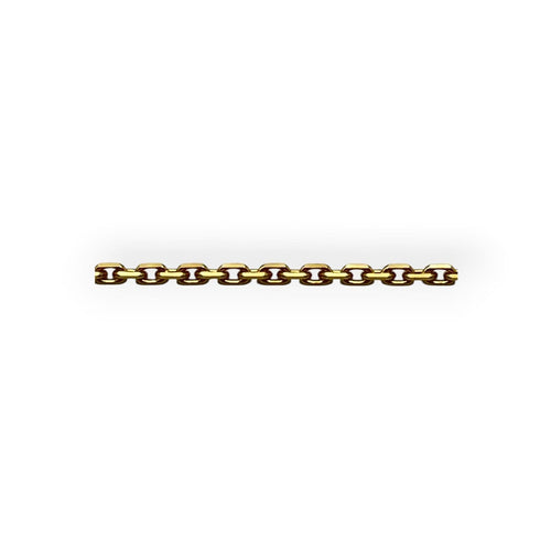 Collier Chaîne maille forçat en or jaune 750, 50 cm 58 Facettes 149067952