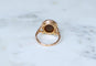 Bague 68 Bague ancienne intaille Cupidon et libellule en or rose 18 ct 58 Facettes