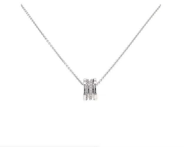 Collier Collier Bulgari B.zero1 en or blanc et diamants 58 Facettes 14214